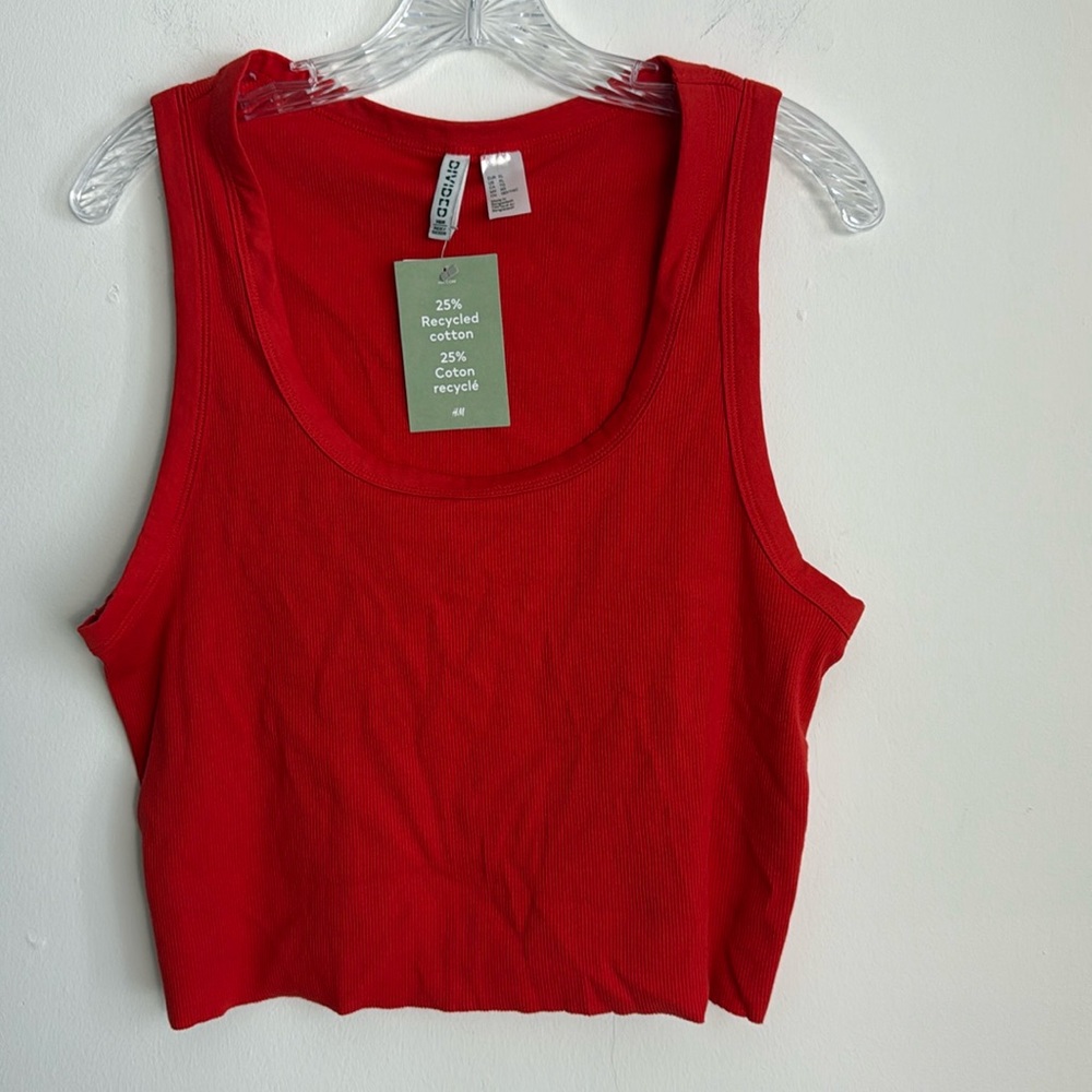 NEW H&M Cropped Tank Top